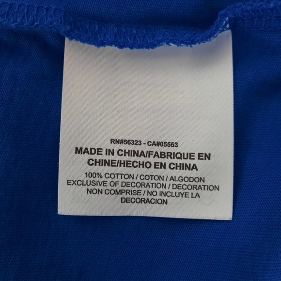 Nike Dri-Fit Men's Royal Blue Athletic Cut Short Sleeve Tee Shirt size Large - Picture 5 of 10